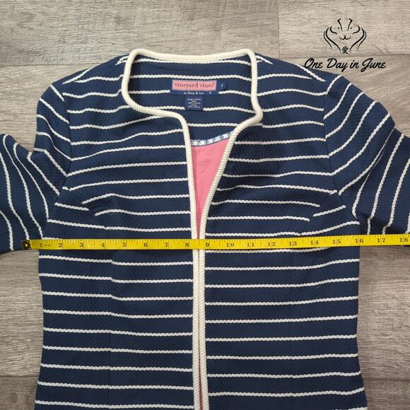 Vineyard Vines Long Sleeve Basic Jacket Size 2 - Picture 3 of 5